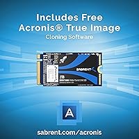 Vista 4 de SABRENT SSD interno de alto rendimiento Rocket NVMe PCIe M.2 2242 sin DRAM de baja potencia (SB-1342-2TB)