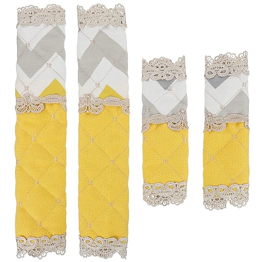 OSALADI 4PCS Refrigerator Door Handle Covers Decorative Dishwasher Oven