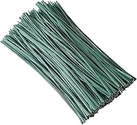 Vista 1 de Tangyinrd 300 bridas de plástico verde negruzco de 5 pulgadas, bridas para cables, para bolsos, herramientas de jardinería