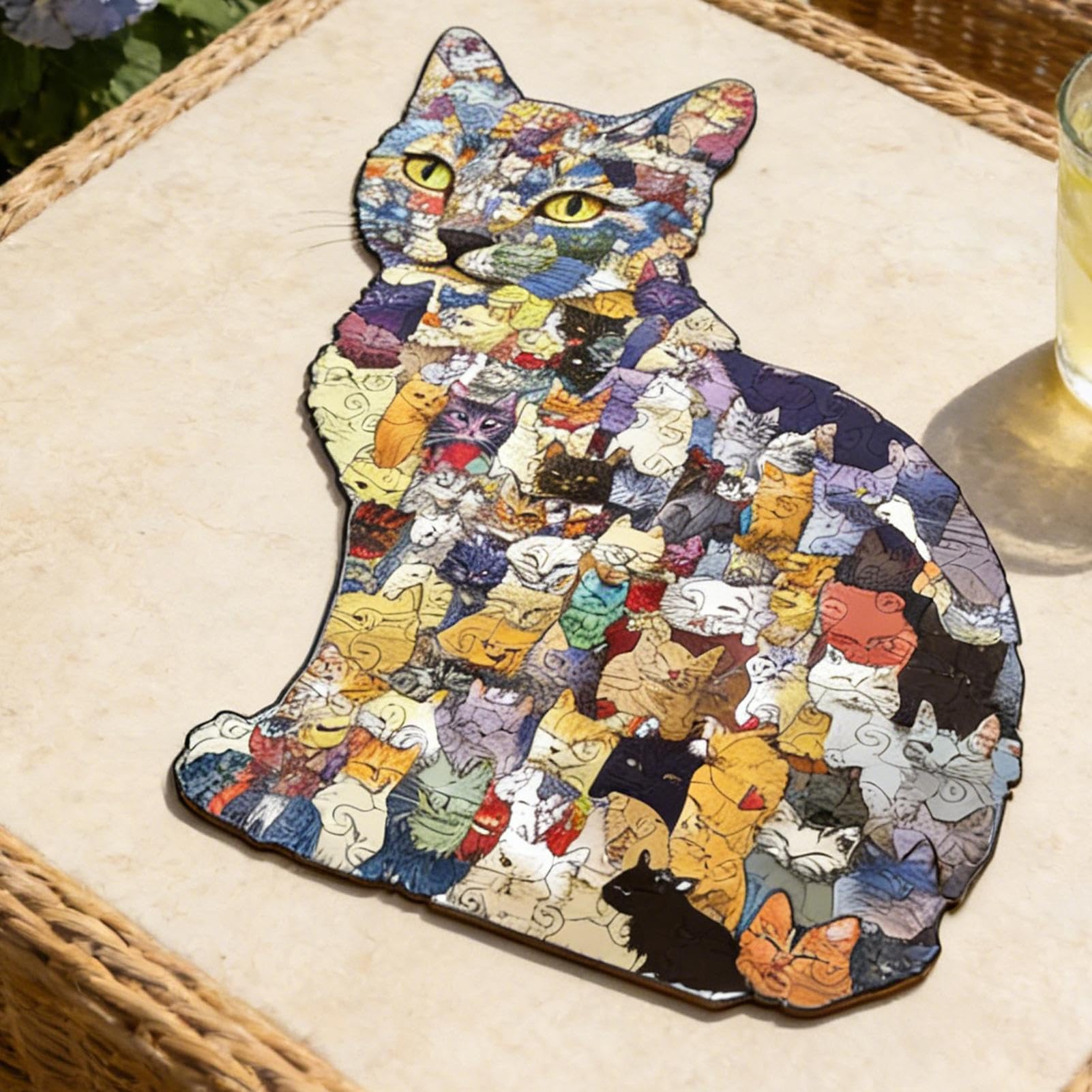 Puzzle De Madera 183 Piezas En Forma De Animal