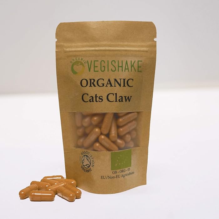 Buy Organic Cats Claw HPMC Capsules 800mg Inflammation Gastrointestinal