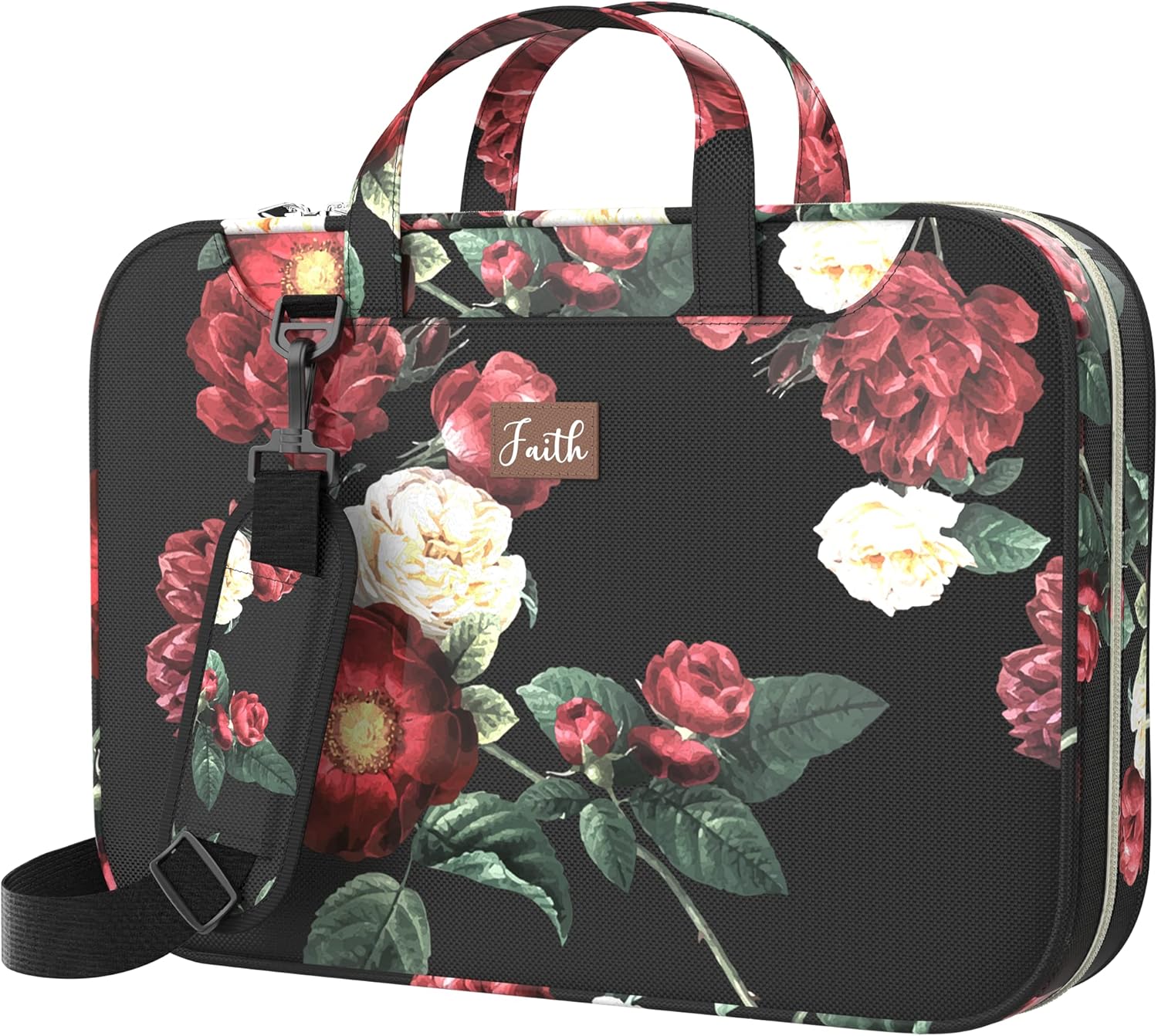 DEHITE Bible Cover Case for Women – Bible Bag Carrying Case – Messenger Bag - Image 3