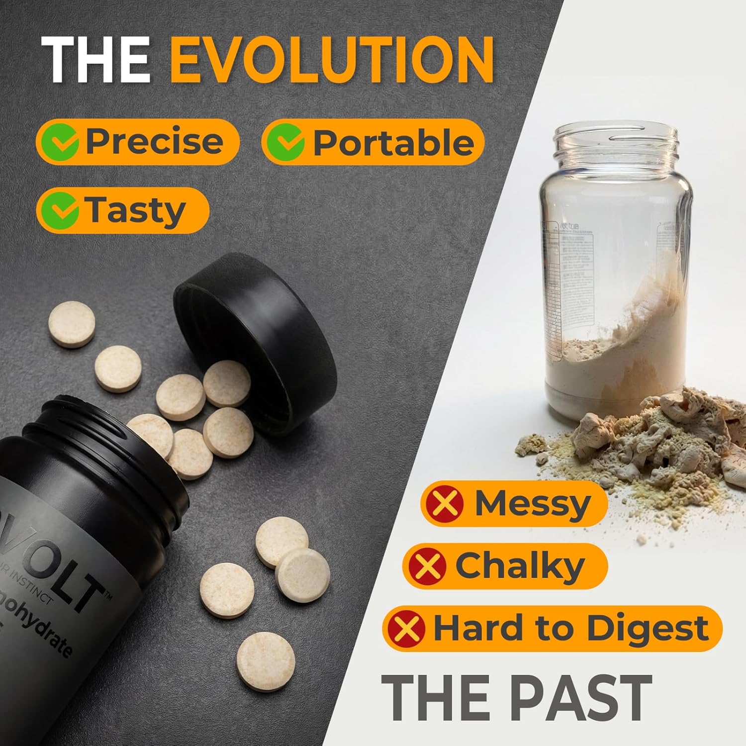 Micronized Creatine Monohydrate Chewable Tablets, 5,000mg Per Serving, Sugar Free, Vegan, Japanese Yuzu Flavor, 120 Count