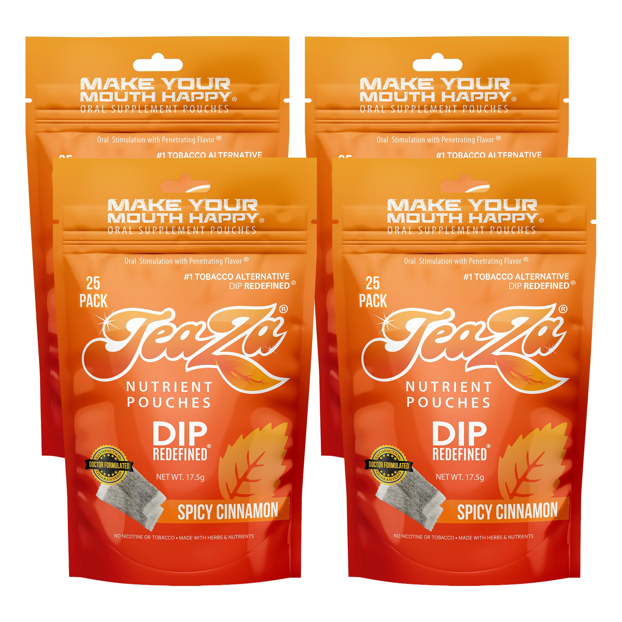 Amazon.com : Teaza Herbal Energy Pouches Alternative Snuff Healthy