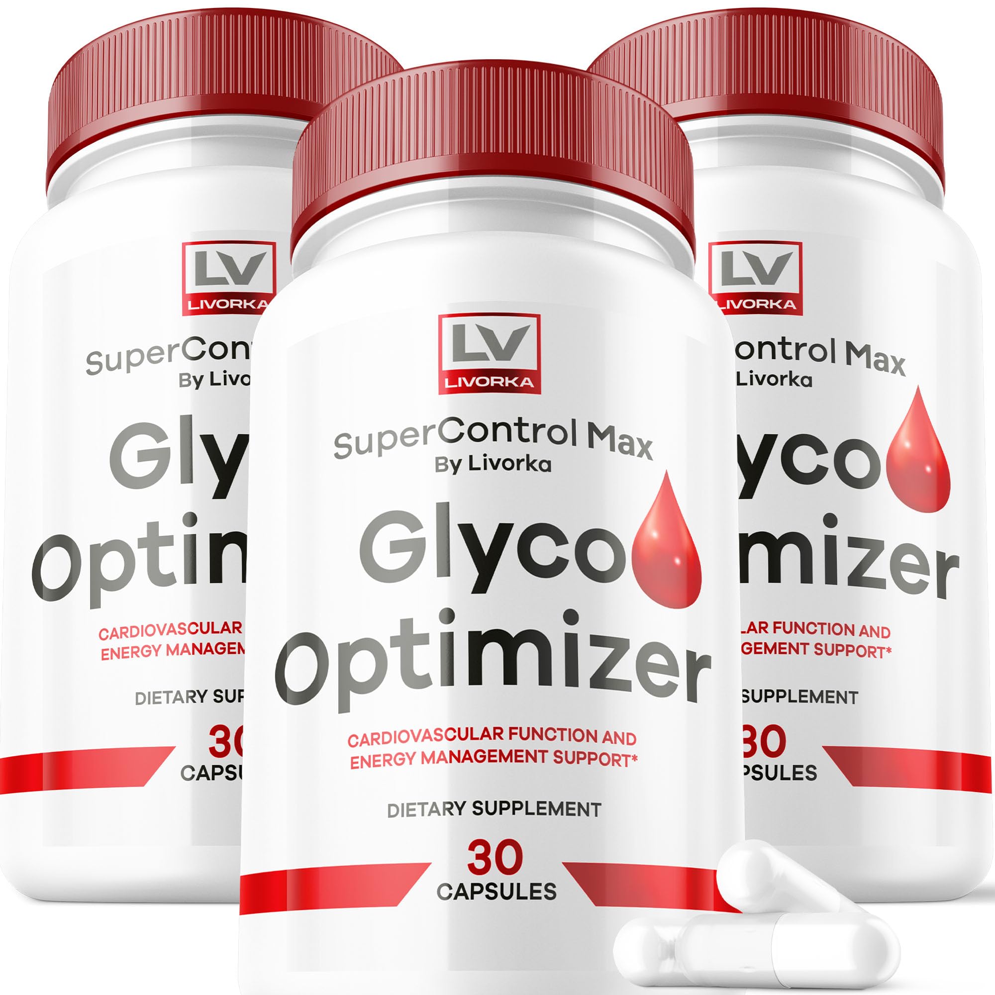 (3 Pack) Super Control Max Glyco Optimizer, Super Control Max Glyco, Super Control Max, Glycogen Super Control Max 90 Capsule for 3 Month
