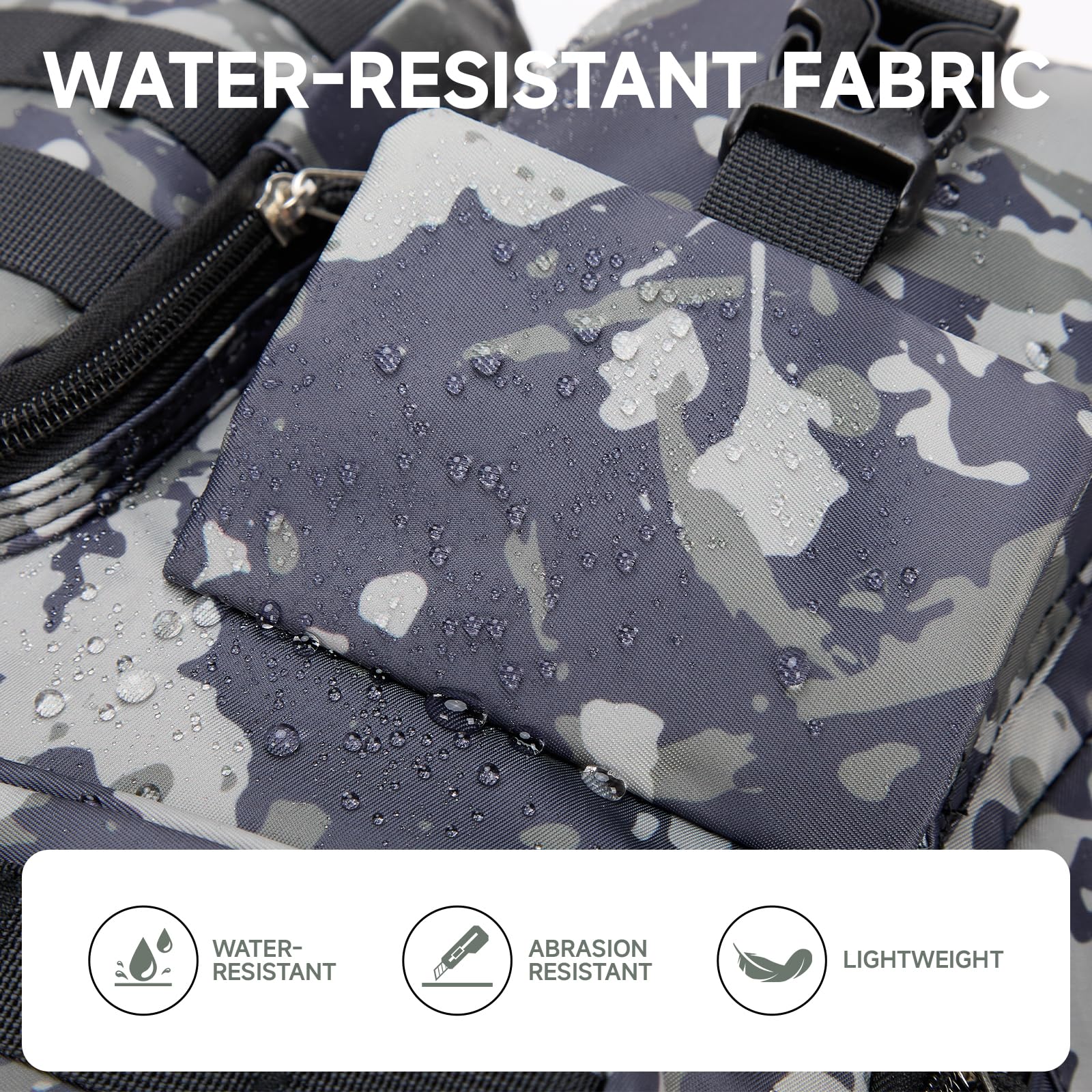 Amythe Mochila Escolar Niño Adolescente Camuflaje, Mochila para Niños con Tira Reflectante 8 a 15 Años, Mochilas Escolares Grande Impermeable e Ligera, Verde Intenso