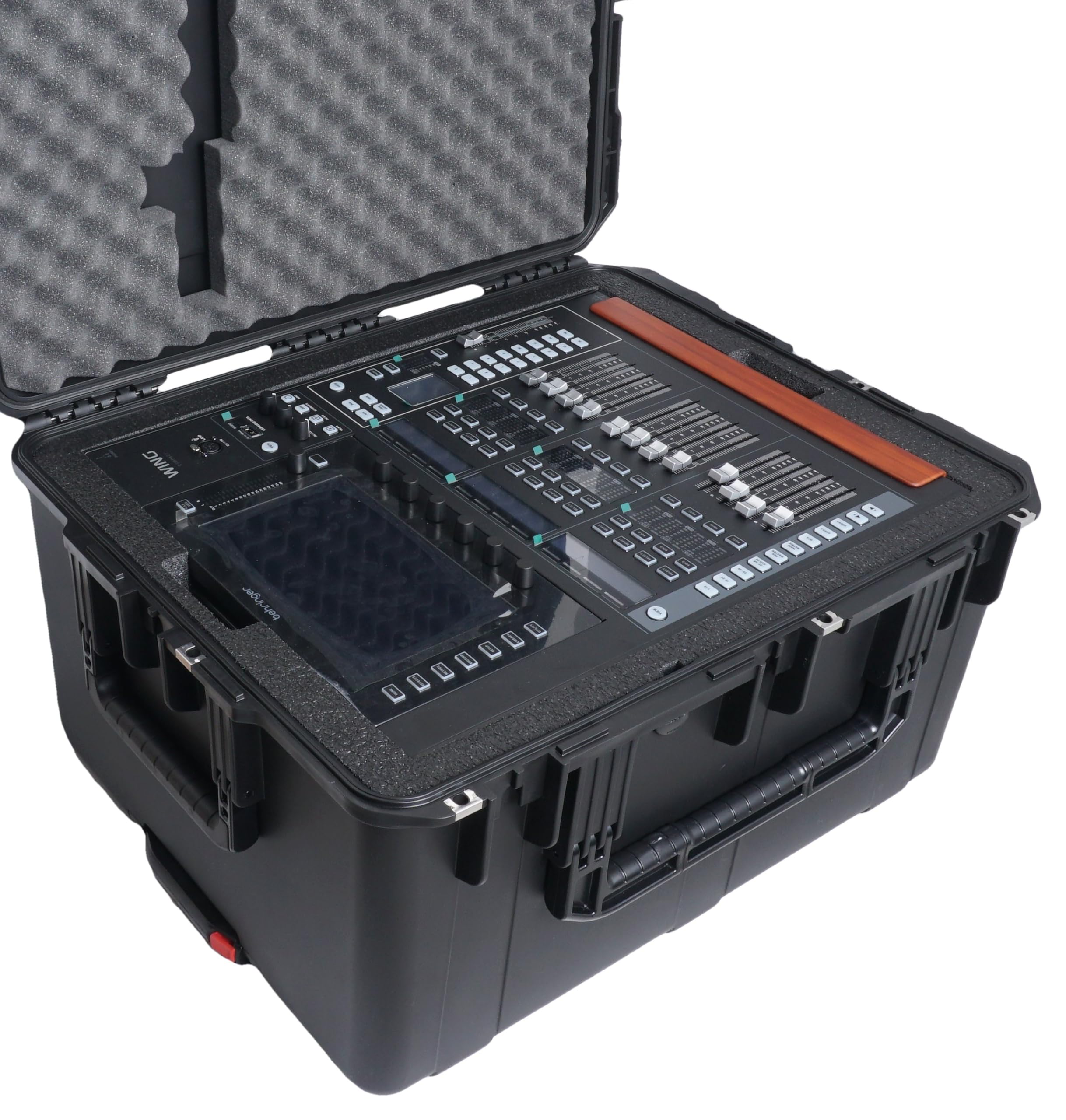 Case Club Case fits Behringer WING Compact Mixer. Pre-Cut, Heavy Duty, Wheeled, & Waterproof