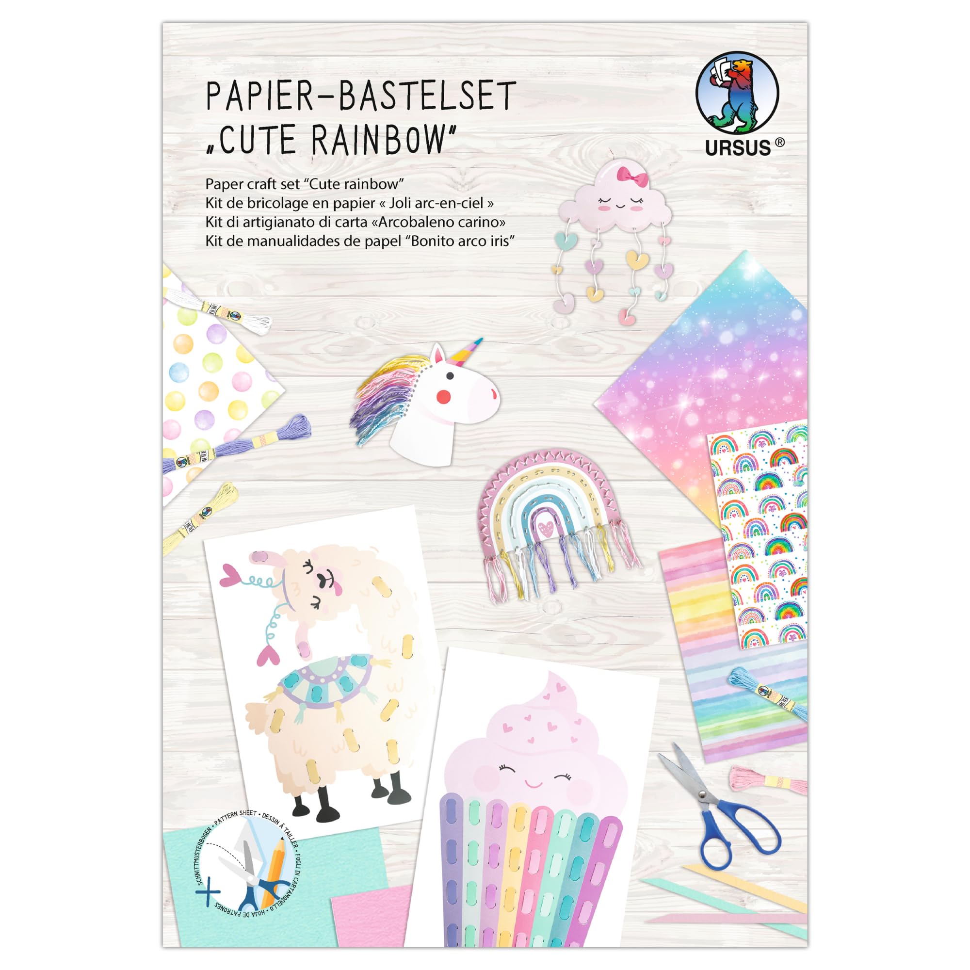 Ursus Paper Craft kit, Multi-Coloured, One Size
