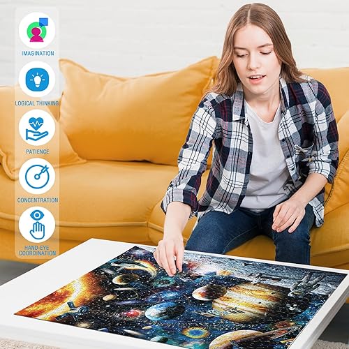 Miniatura 5 de Rompecabezas de 500 piezas para adultos, viajeros espaciales, exploración del sistema solar, galaxia, astronauta exterior, familias, desafiantes,