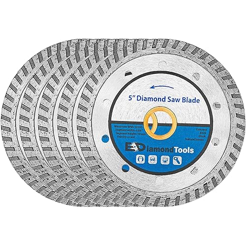 Miniatura 66 de Hojas de sierra de diamante de alto rendimiento de 7" para granito, cuarzo y otras piedras de ingeniería, eje de 7/8"-5/8" Hoja de piedra,Hoja