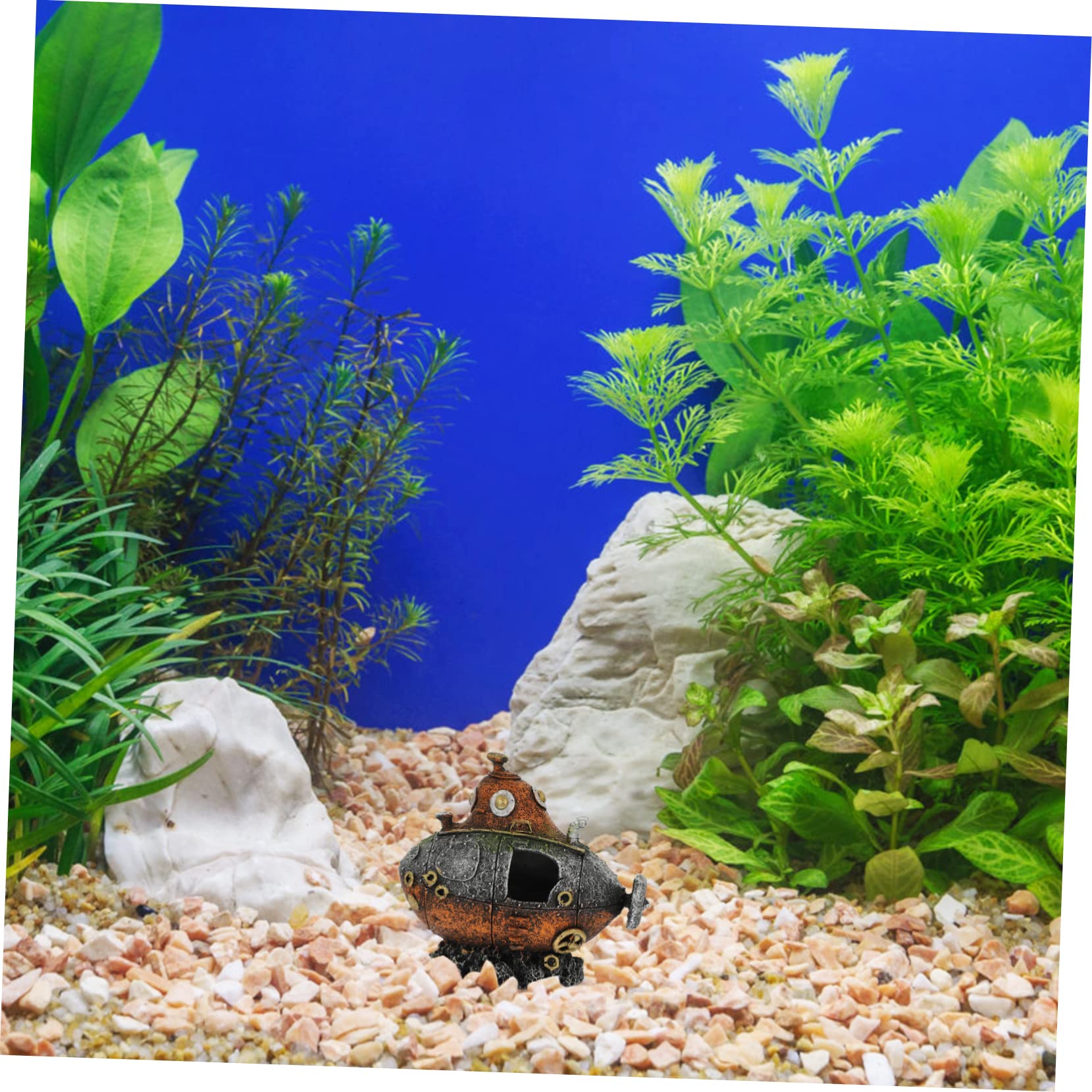 YARNOW 3 Piezas escondite de pecera Calentador Juguetes Frasco náutico vacío decoración pecera Decoración de pecera Acuario paisajismo decoración Accesorios para peceras Resina