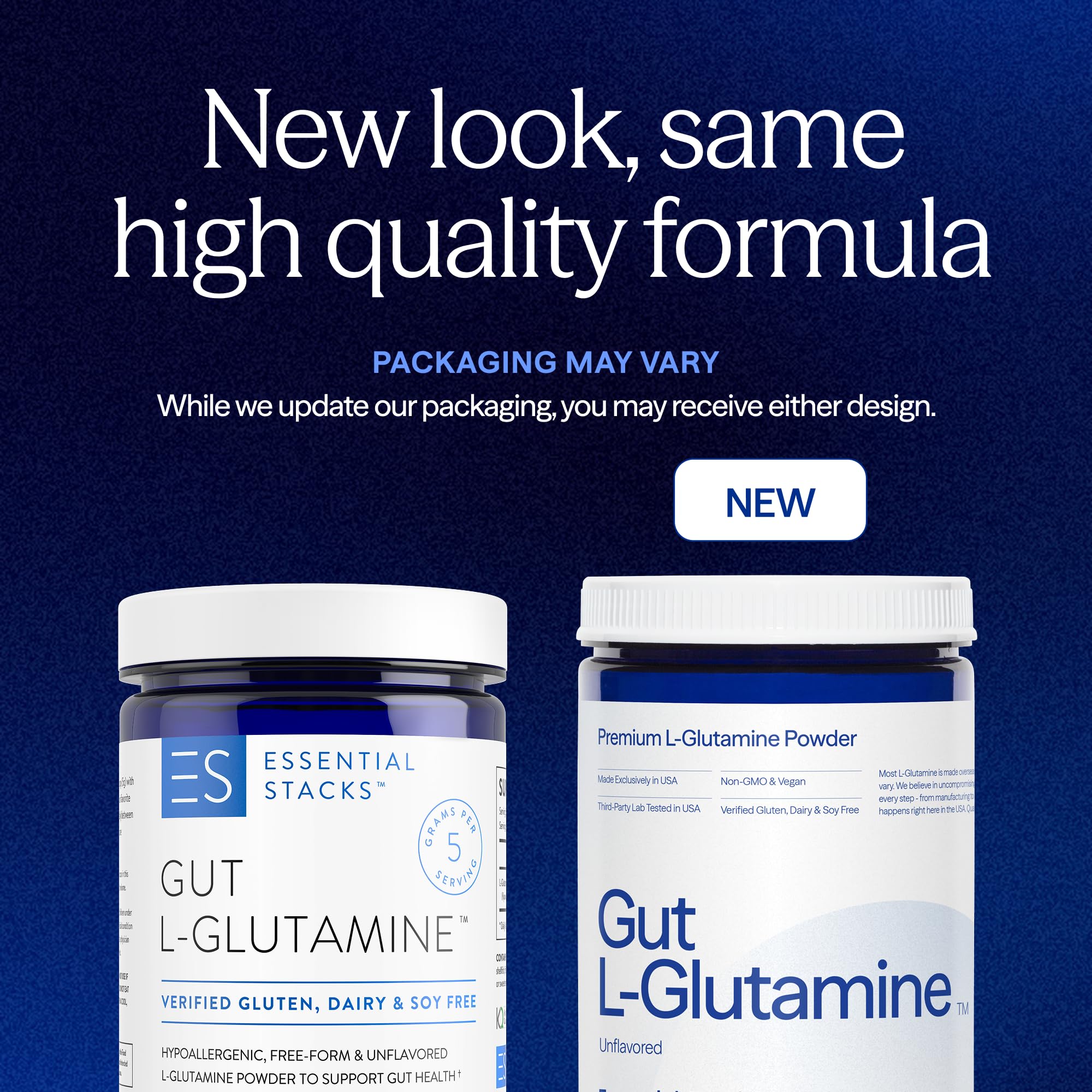 Essential Stacks Gut L-Glutamine Powder (Unflavored, 60 Servings) — Amazon image 2