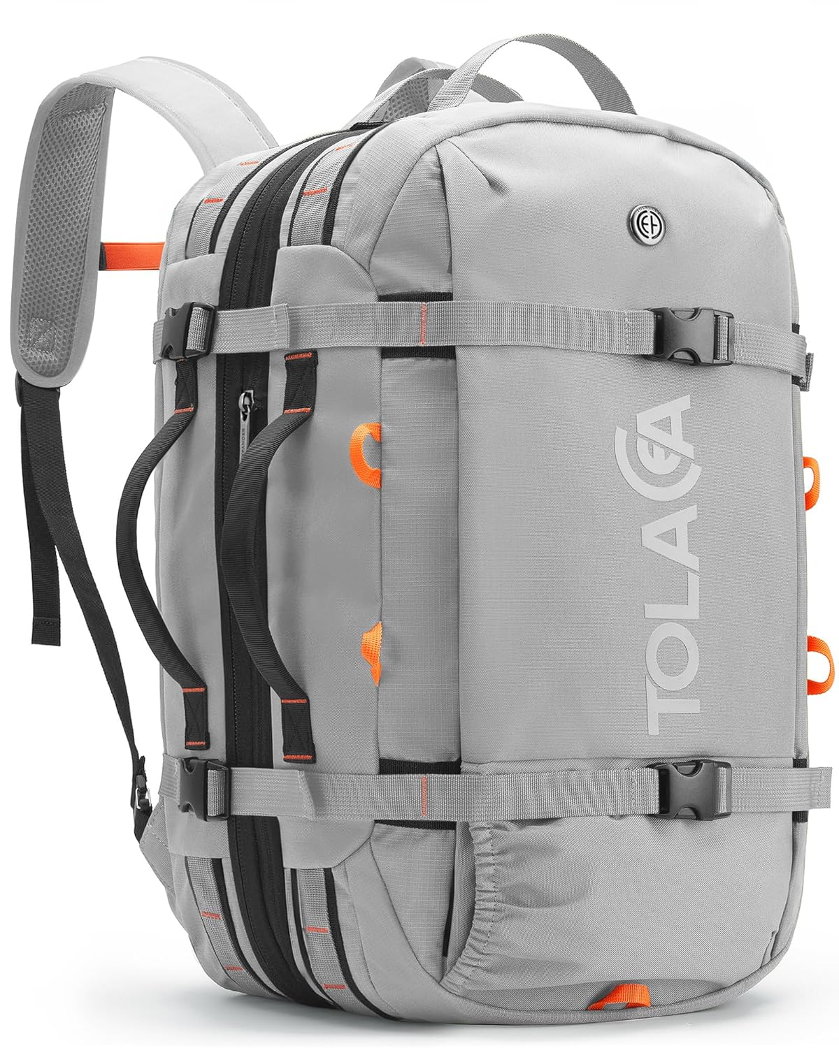 Tolaccea Travel Laptop Backpack for Men Women 40L-50L Expandable Carry On Backpack with Wet Dry Compartment TSA Approved