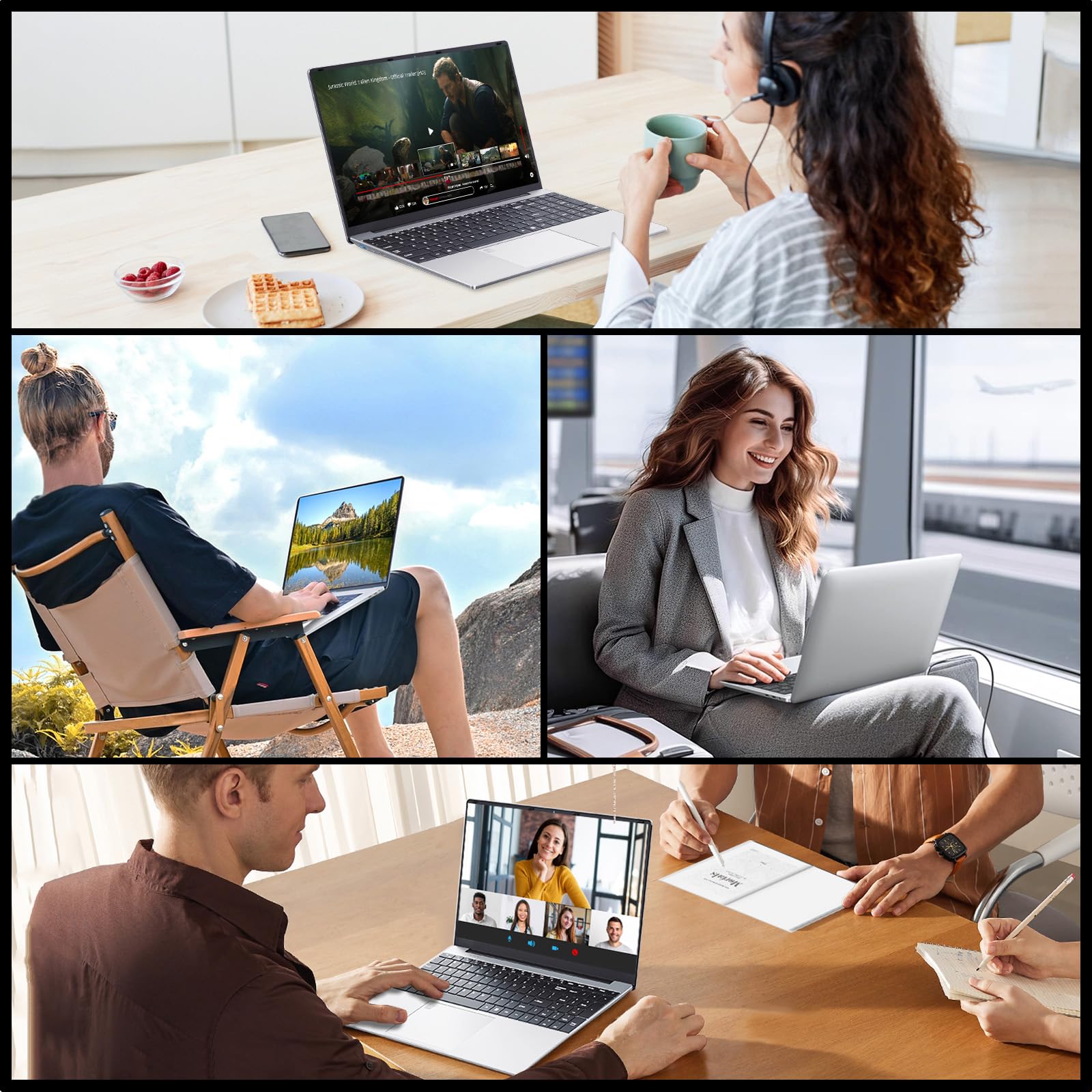 PC Portatile 15,6 pollici, 16 GB LPDDR4 RAM 512 GB SSD Notebook