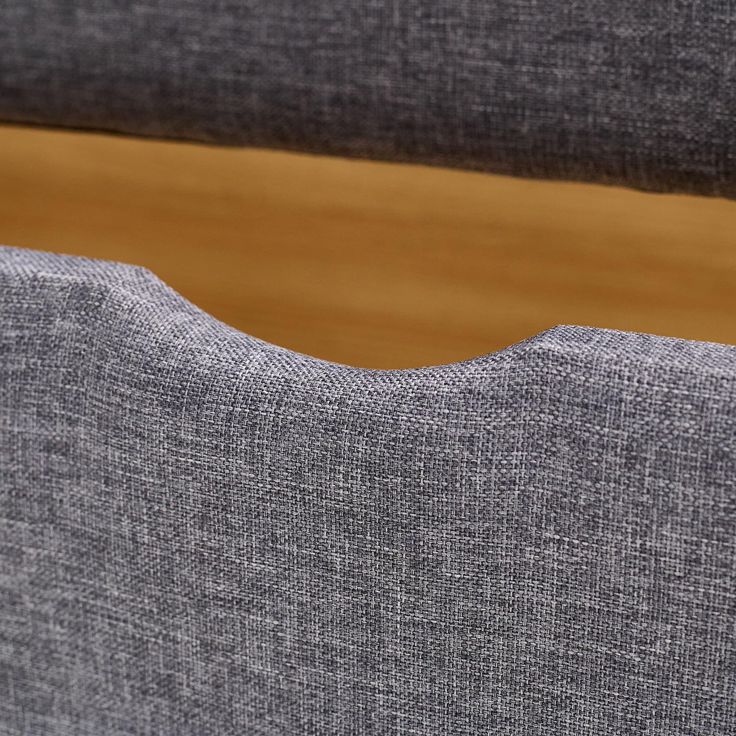 Homestyle4u 2er Set Bettkasten mit Rollen - Grau, Stoff