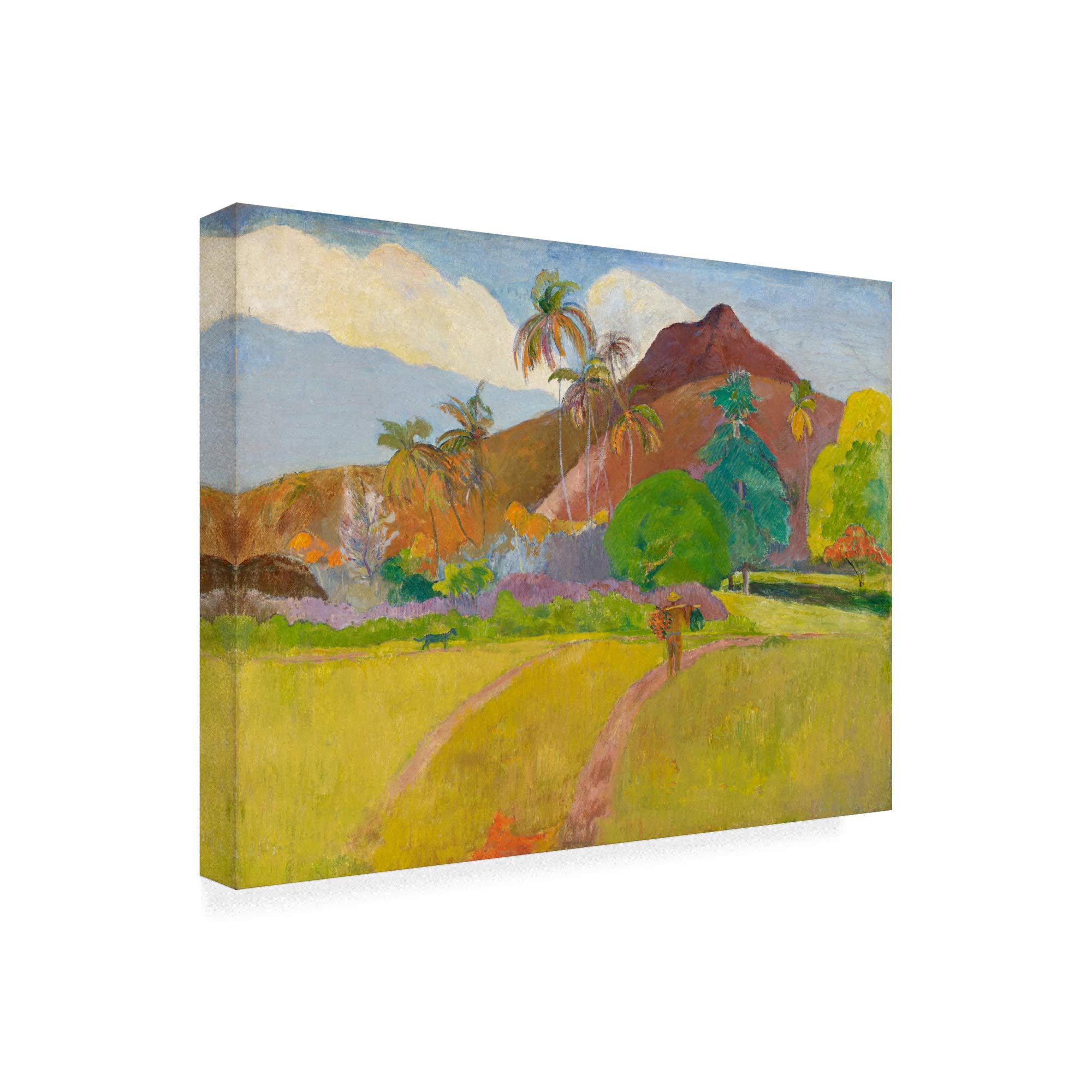 Amazon.com: Trademark Fine Art Tahitian Landscape by Gauguin