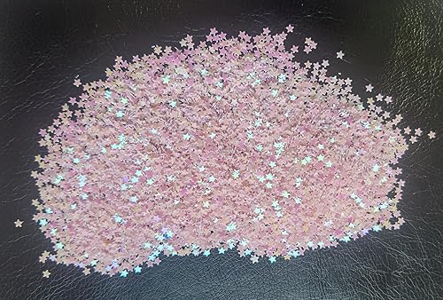 Miniatura 3 de Art Craft - Brillantina con forma de estrellas de cinco puntas de 0.118 pulgadas, lentejuelas de confeti para manualidades, arte de uñas, obras de