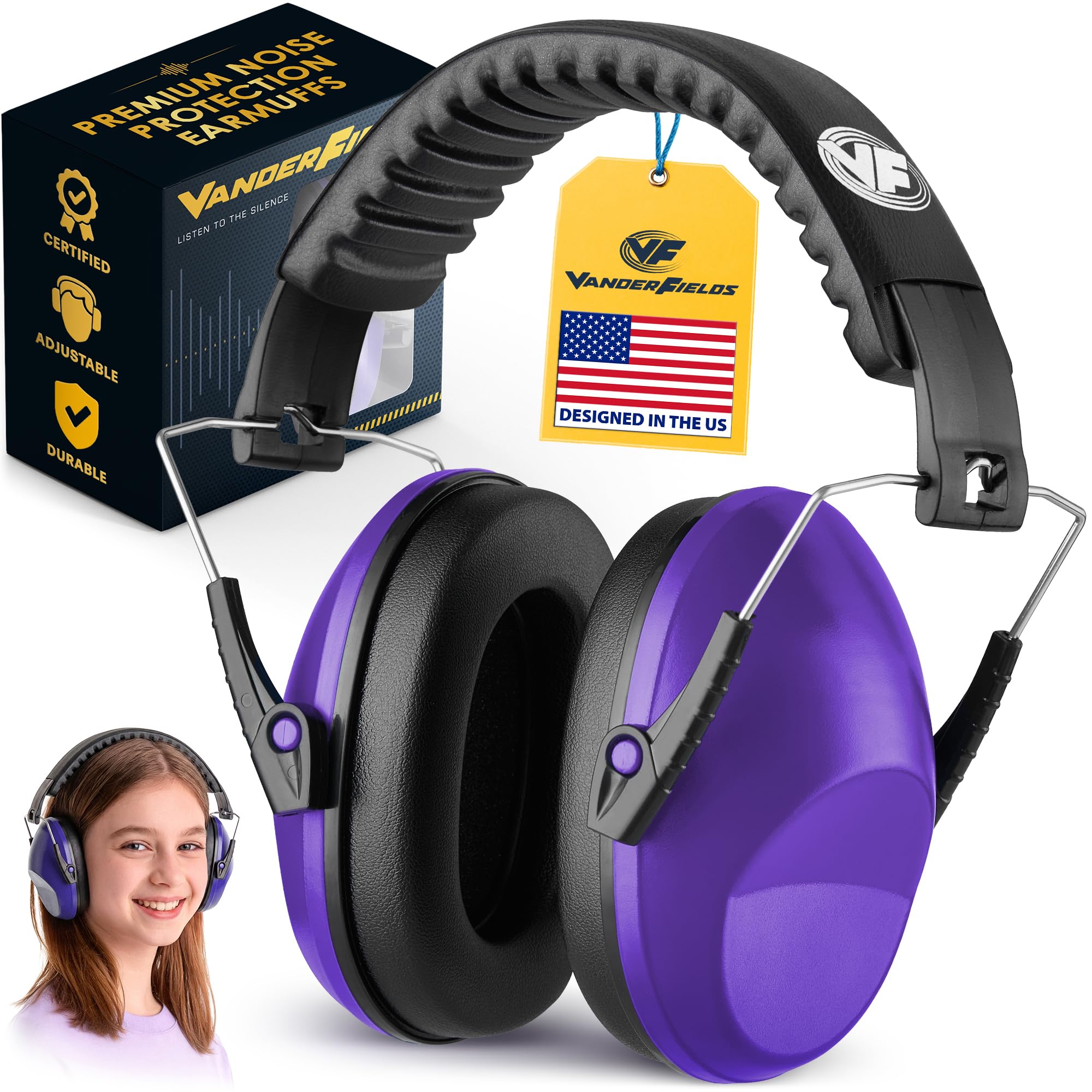 Kids Noise Canceling Headphones - Protect Hearing -1