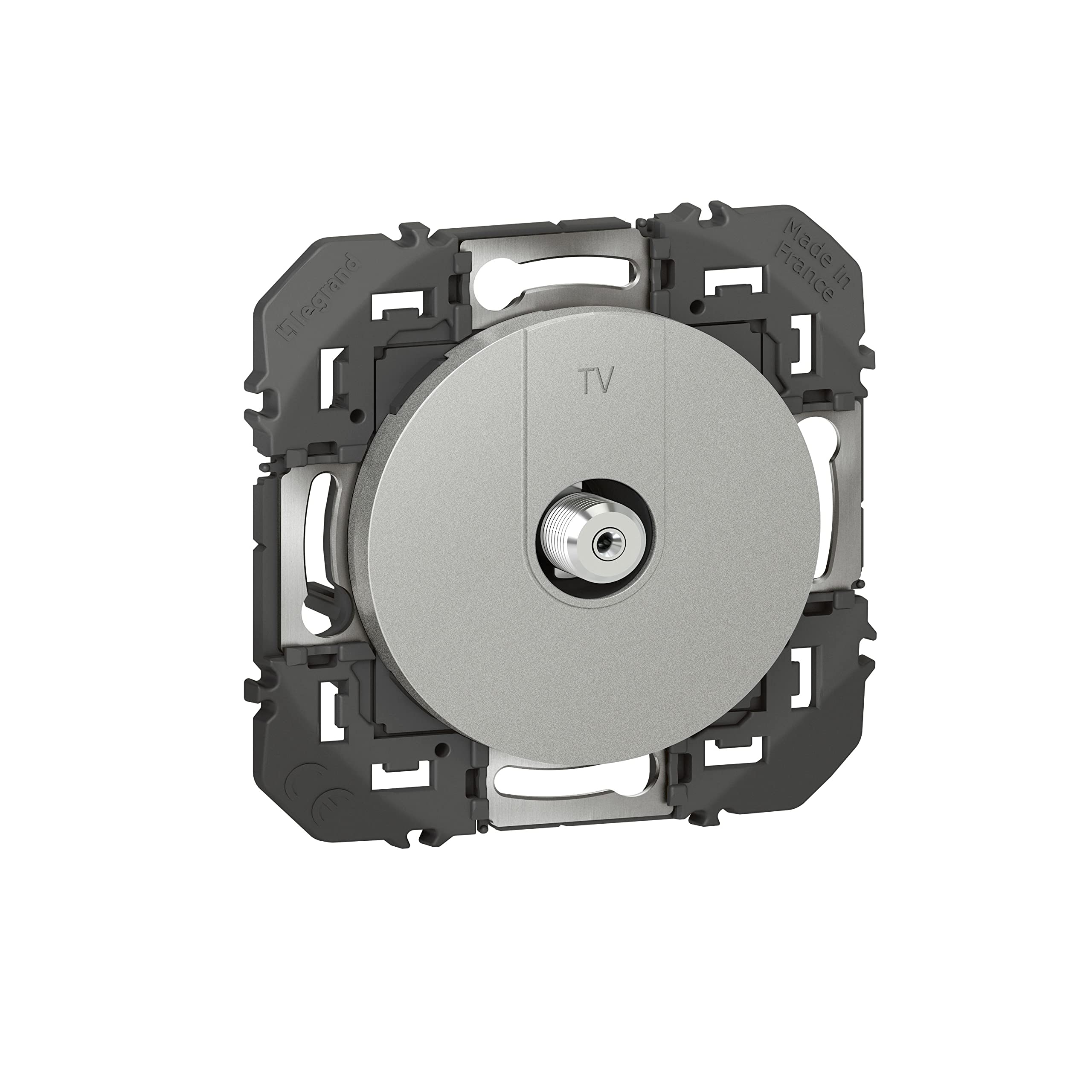 Legrand LEG95253 TV Socket Aluminium Composable