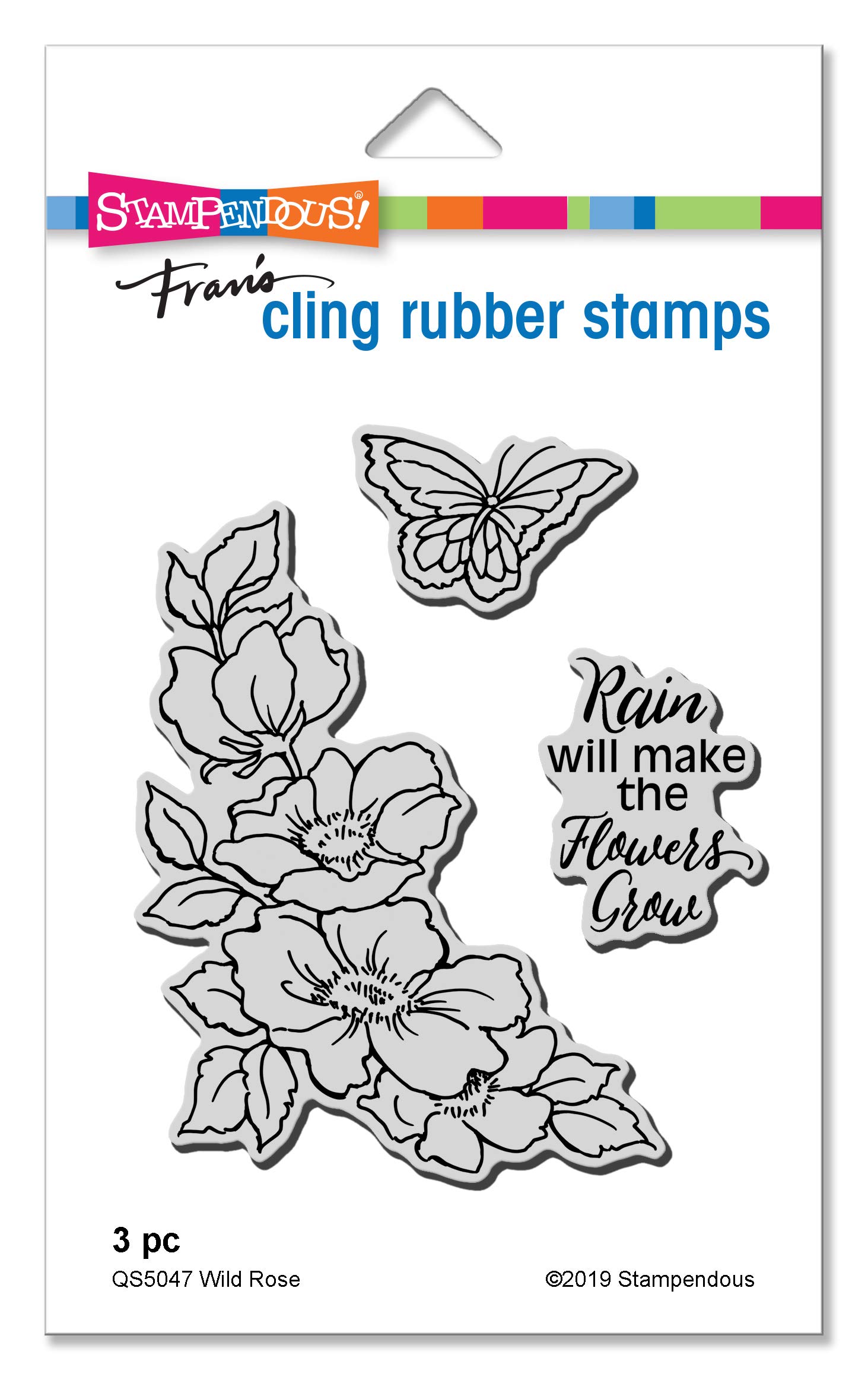 Stampendous QS5047 Stempelset Wildrose
