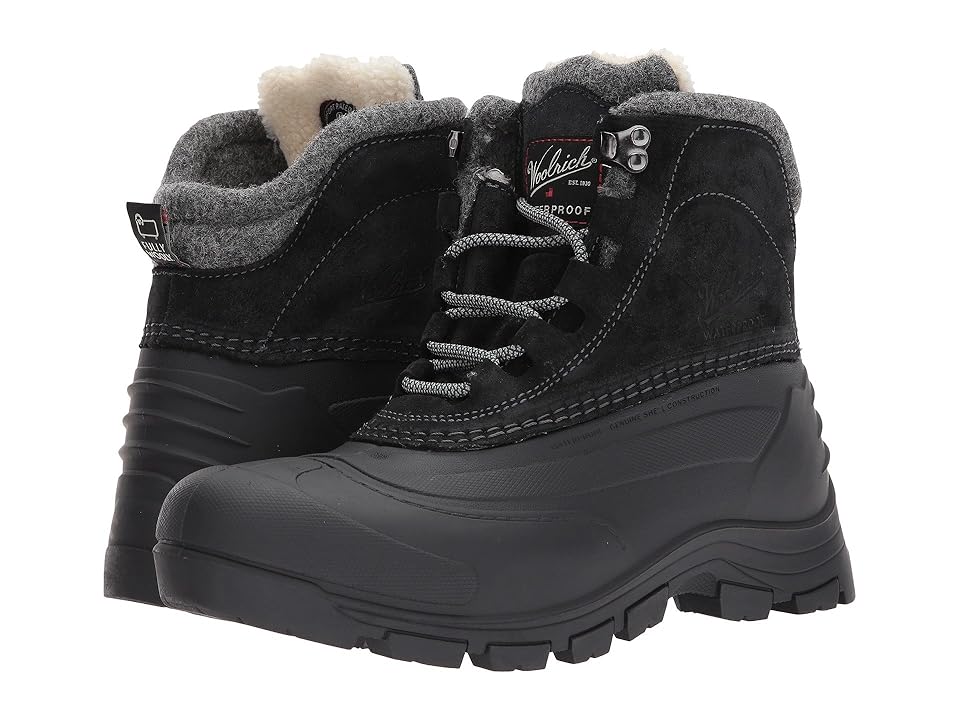 

Woolrich Fully Wooly Green Bay (Black) Men's Waterproof Boots