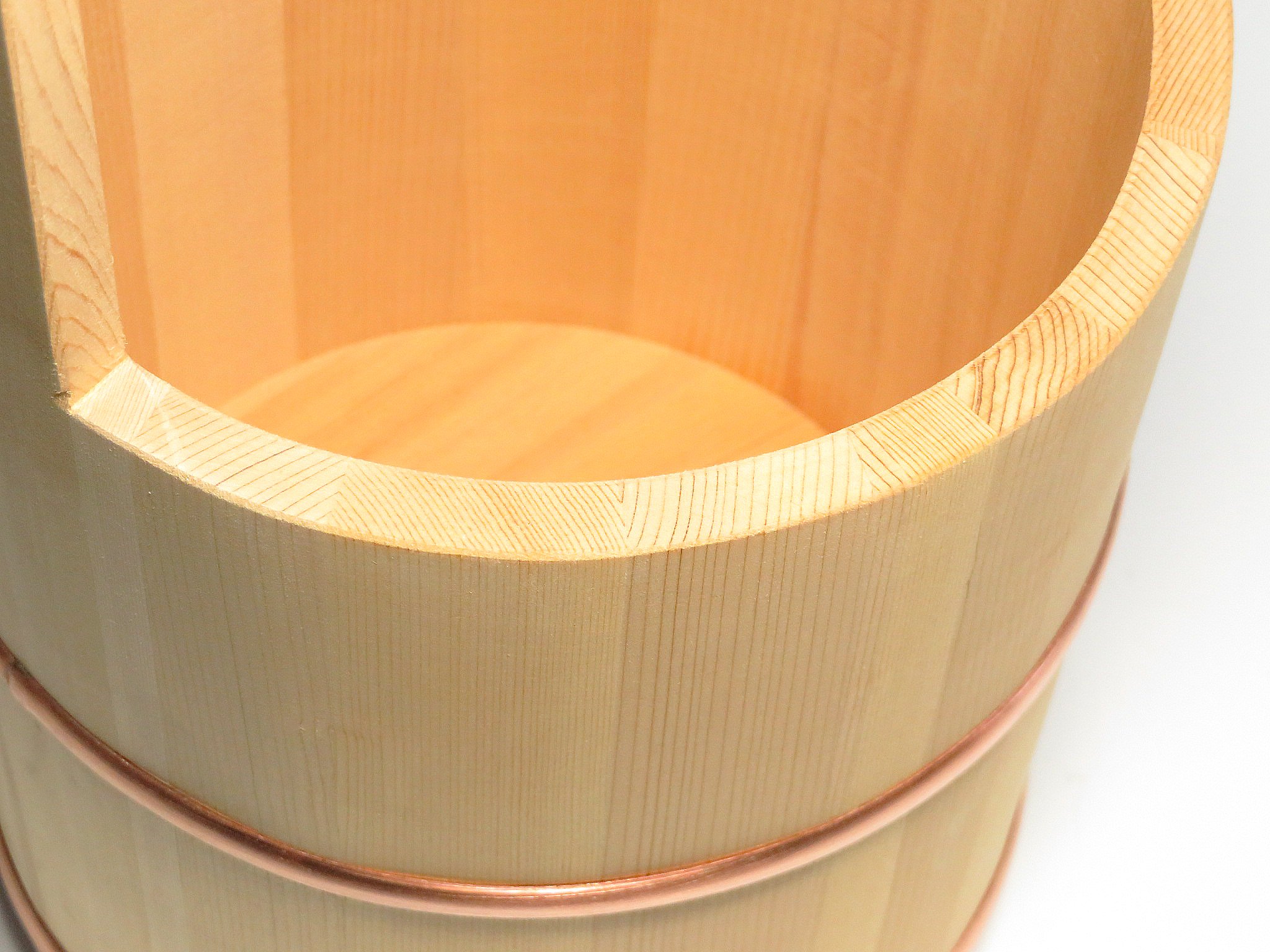 Amazon｜やまこう 特上 手桶セット 木製（さわら材）小型 □ 6寸 □お