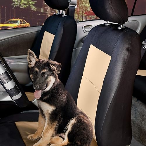 Miniatura 4 de Cubreasientos FH-FB085114 de FH GROUP, de goma EVA, máxima calidad, impermeables, adecuados para la mayoría de automóviles, camiones, utilitarios