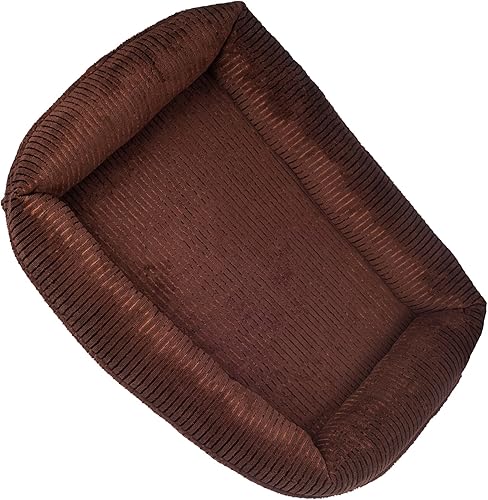 Miniatura 8 de long rich Cama para mascotas para perros y gatos, cama de pana suave y acogedora para mascotas, cama ortopédica de espuma para perros, funda