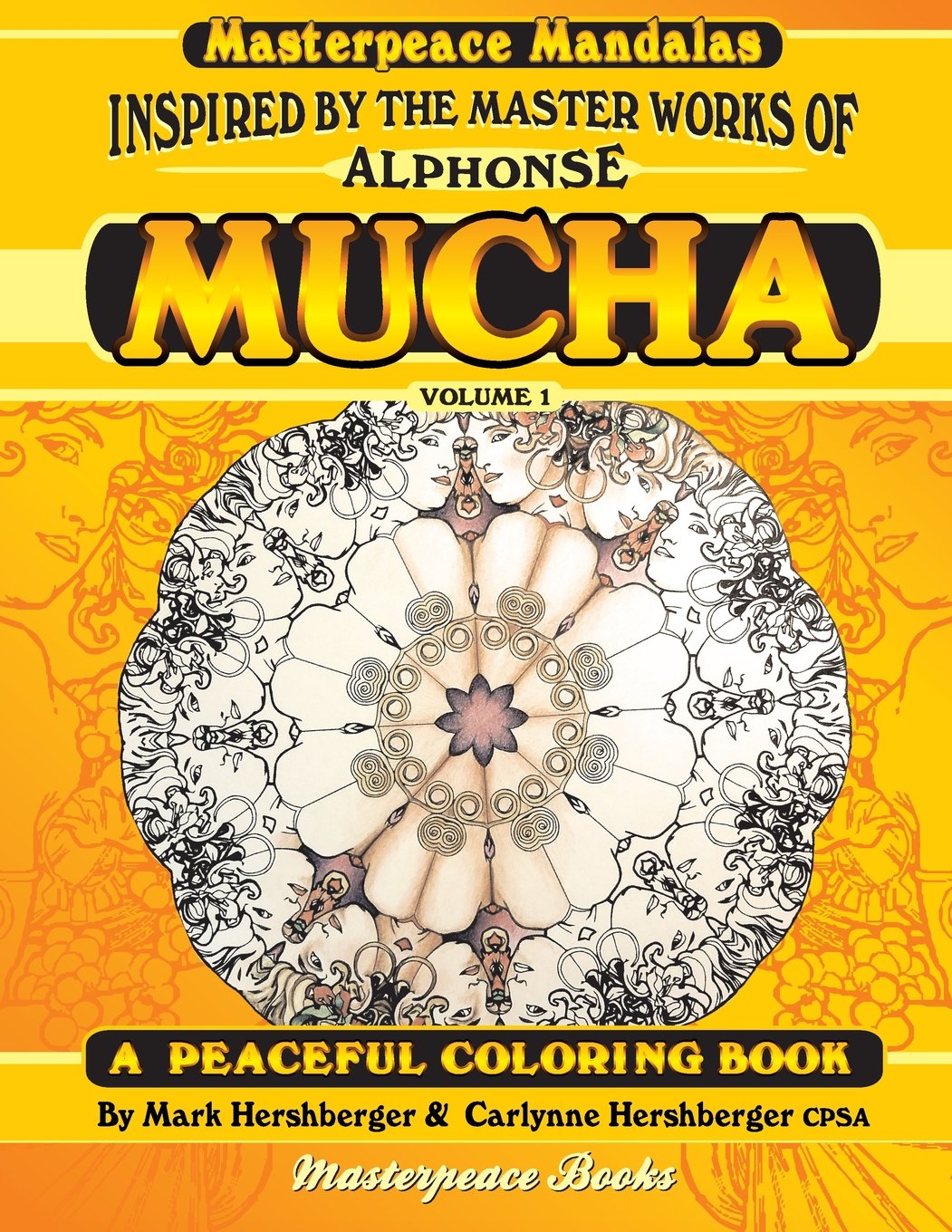 Mucha Masterpeace Mandalas Coloring Book Volume 1