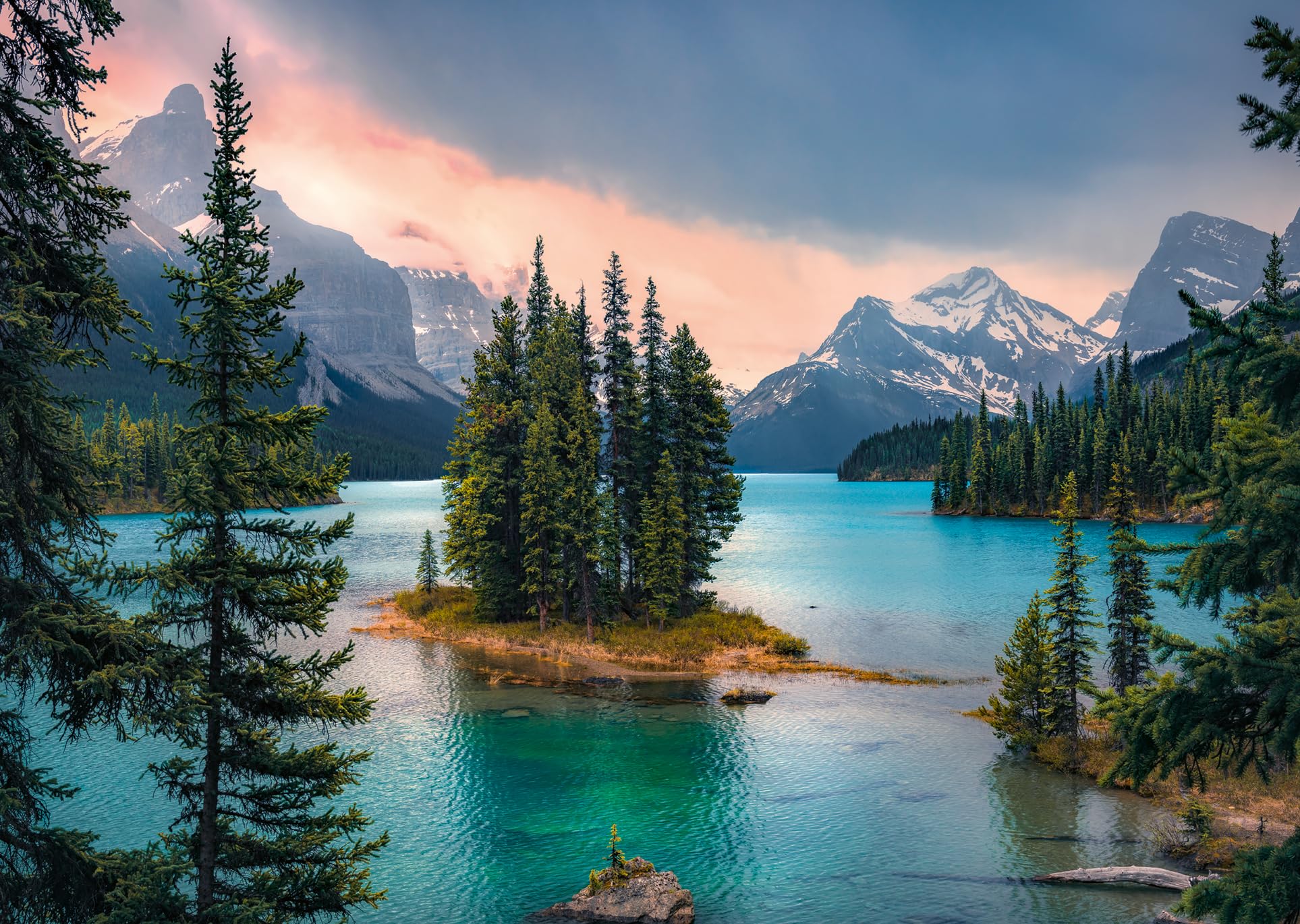 Ravensburger Maligne Lake Iconic Canada 1000 Piece Jigsaw Puzzle for Adults and Kids Age 12 Years Up [Amazon Exclusive]