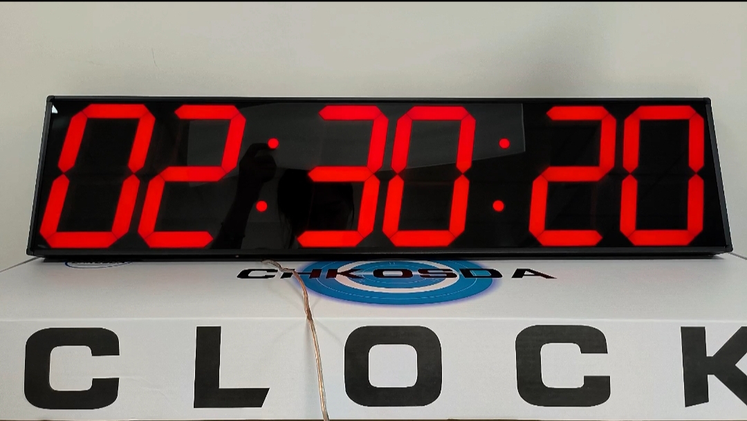 CHKOSDA Digital Wall Clock, Oversize Led Digital Clock with Auto