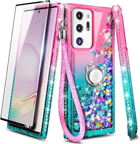 Miniatura 384 de NGB Supremacy Funda compatible con Samsung Galaxy S22 Plus (5G de 6.6 pulgadas) con protector de pantalla (cobertura máxima, TPU flexible), soporte