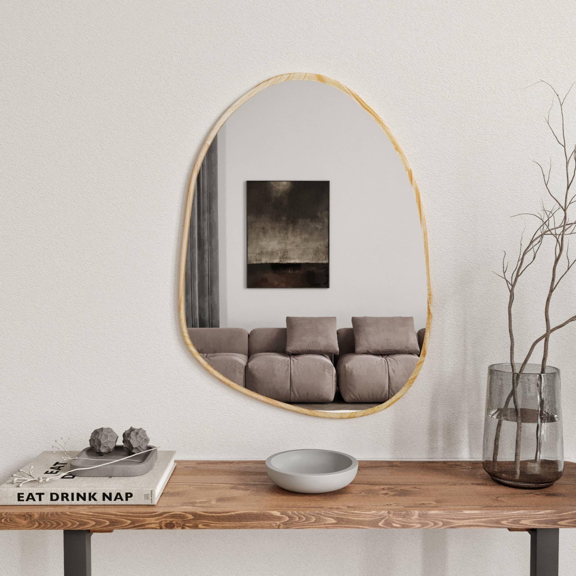 Specchio Da Parete Forma Irregolare Specchio Asimmetrico Con