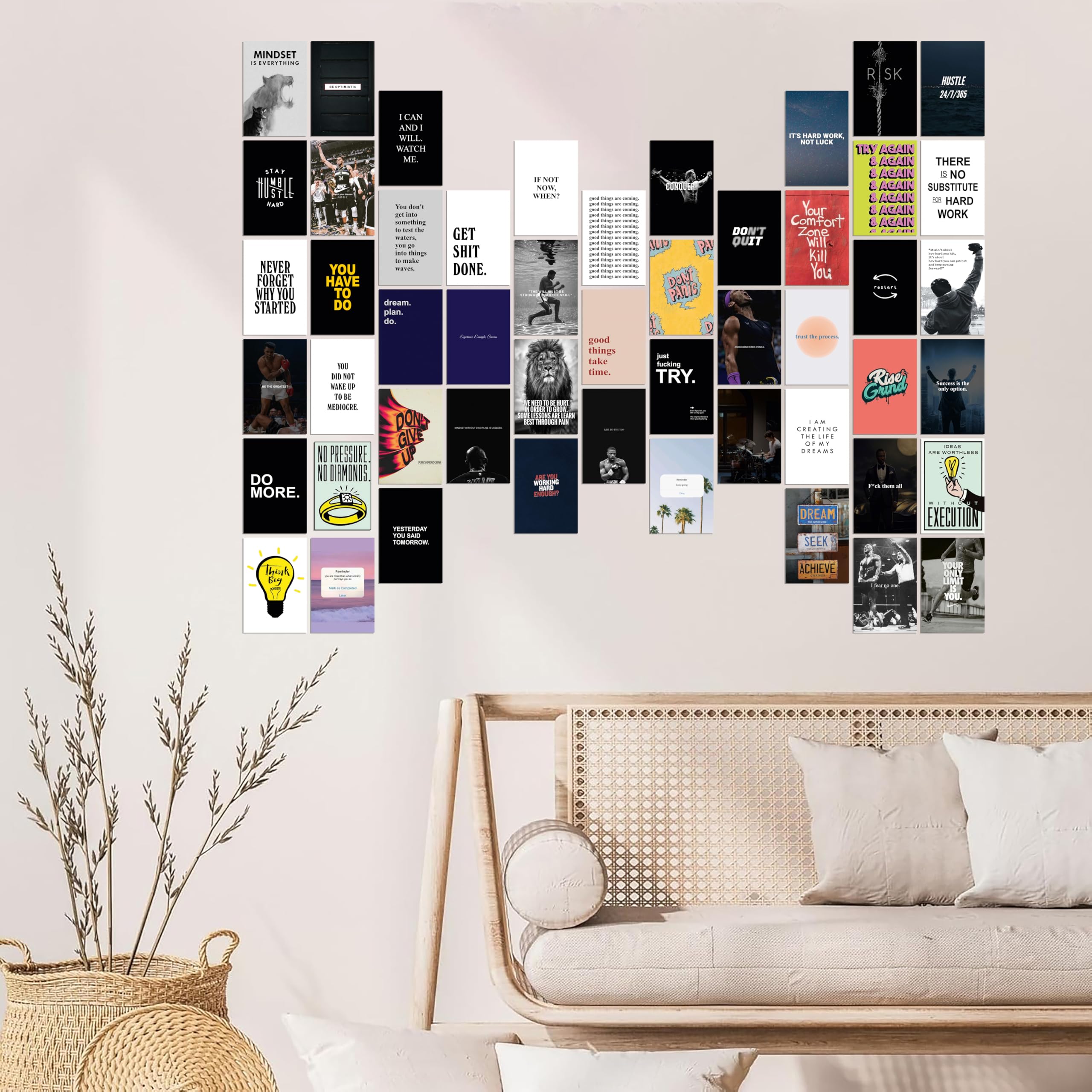 Aesthetic Wall Collage Kit - 54 Posters -7