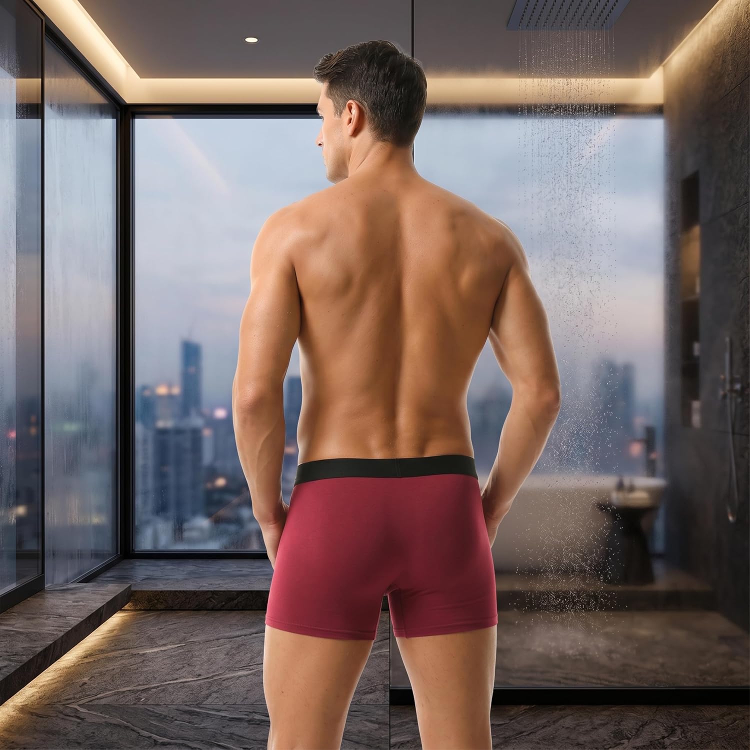 Breathable Cotton Mens Summer Underwear Boxer Briefs For Guys Lightweight Sporty Design All Day Comfort