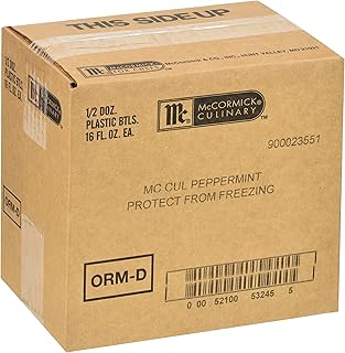 McCormick Culinary Pure Peppermint Extract, 16 fl oz (Pack of 6) - Six 1...