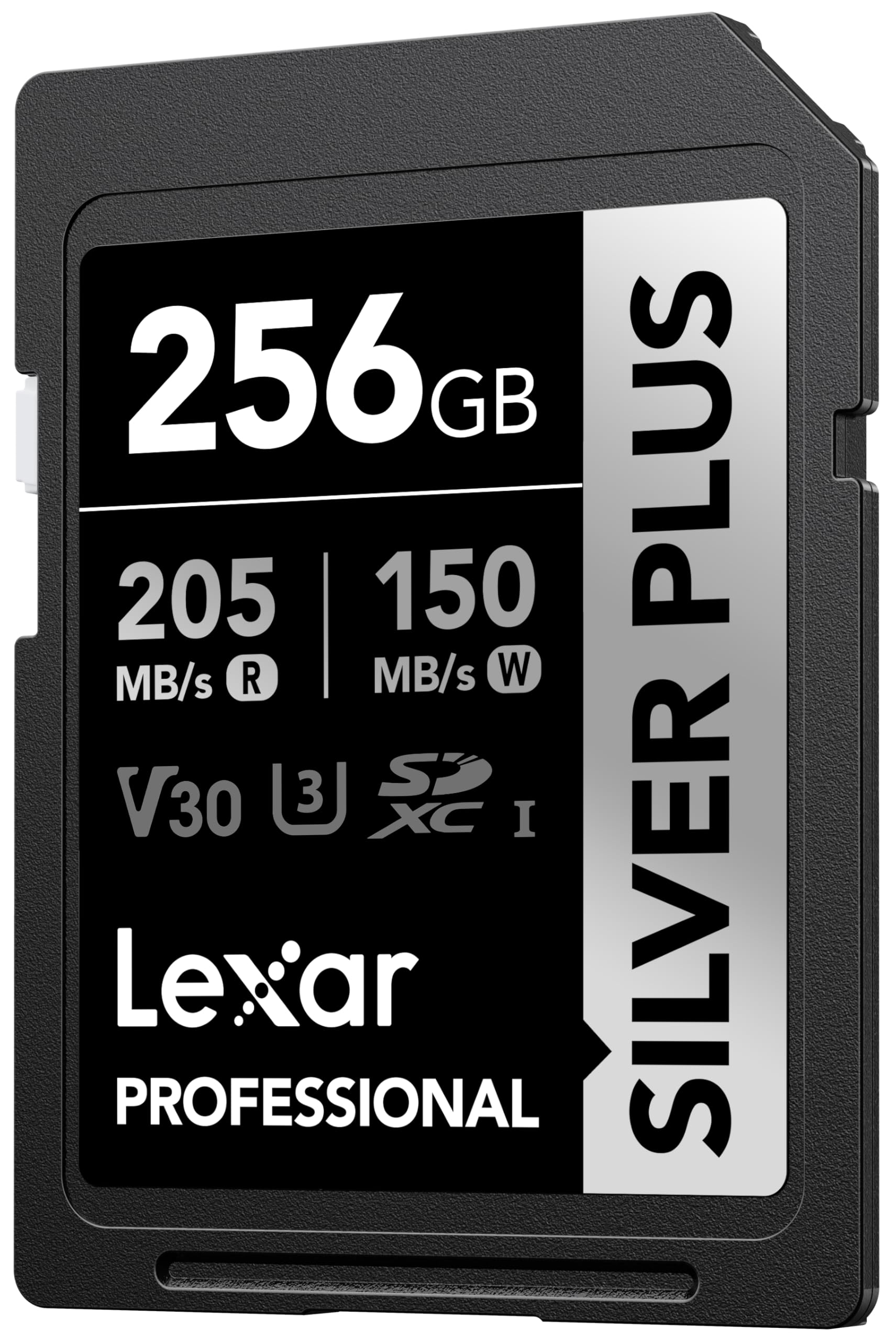Lexar Scheda di memoria professionale Silver Plus SDXC UHS-I da 256 GB