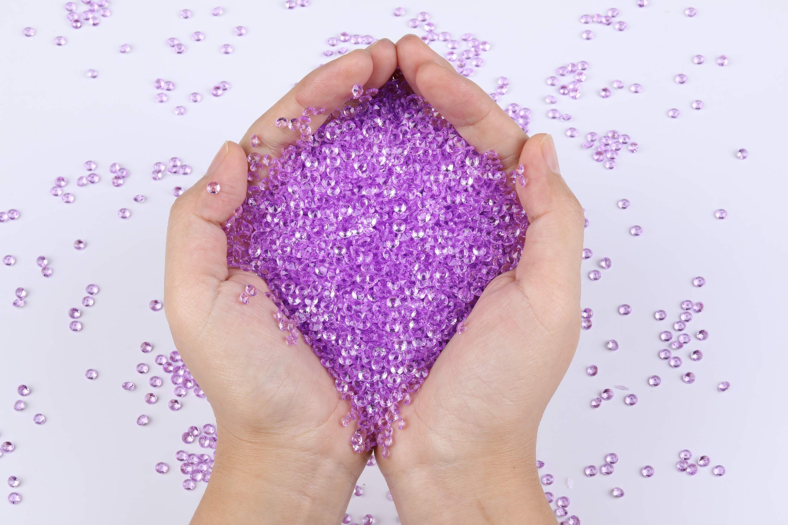 SHATCHI Cristales De Confeti Acrílicos De 4,5 Mm Para Centro