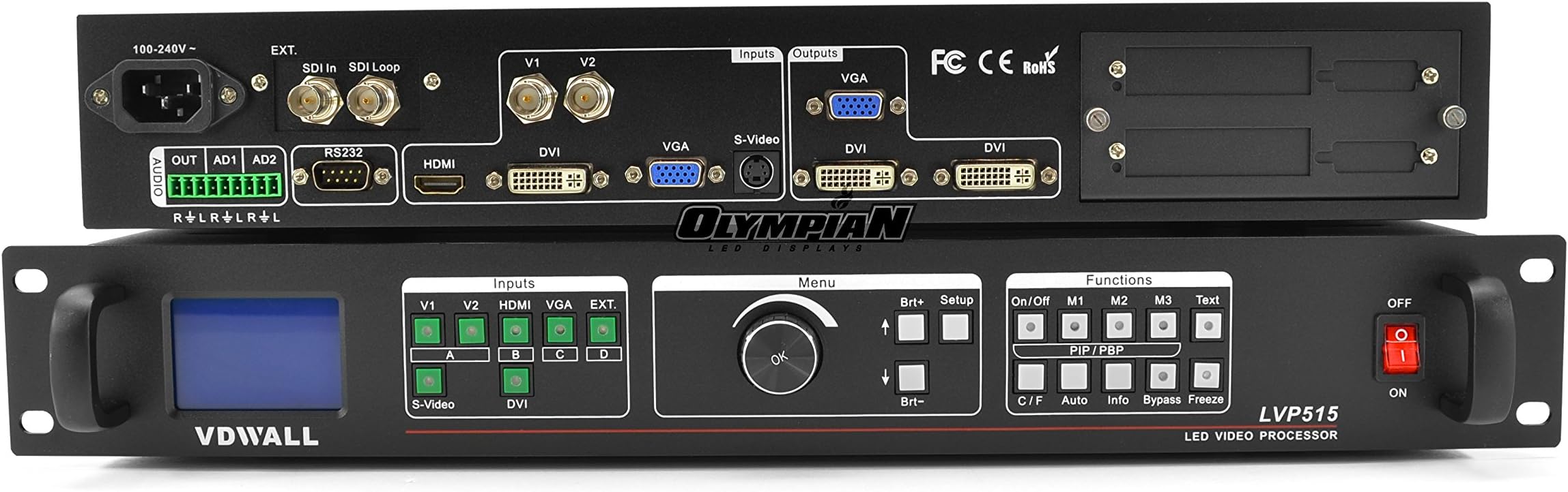 VDWall LVP515S Series LED Video Processor with SDI