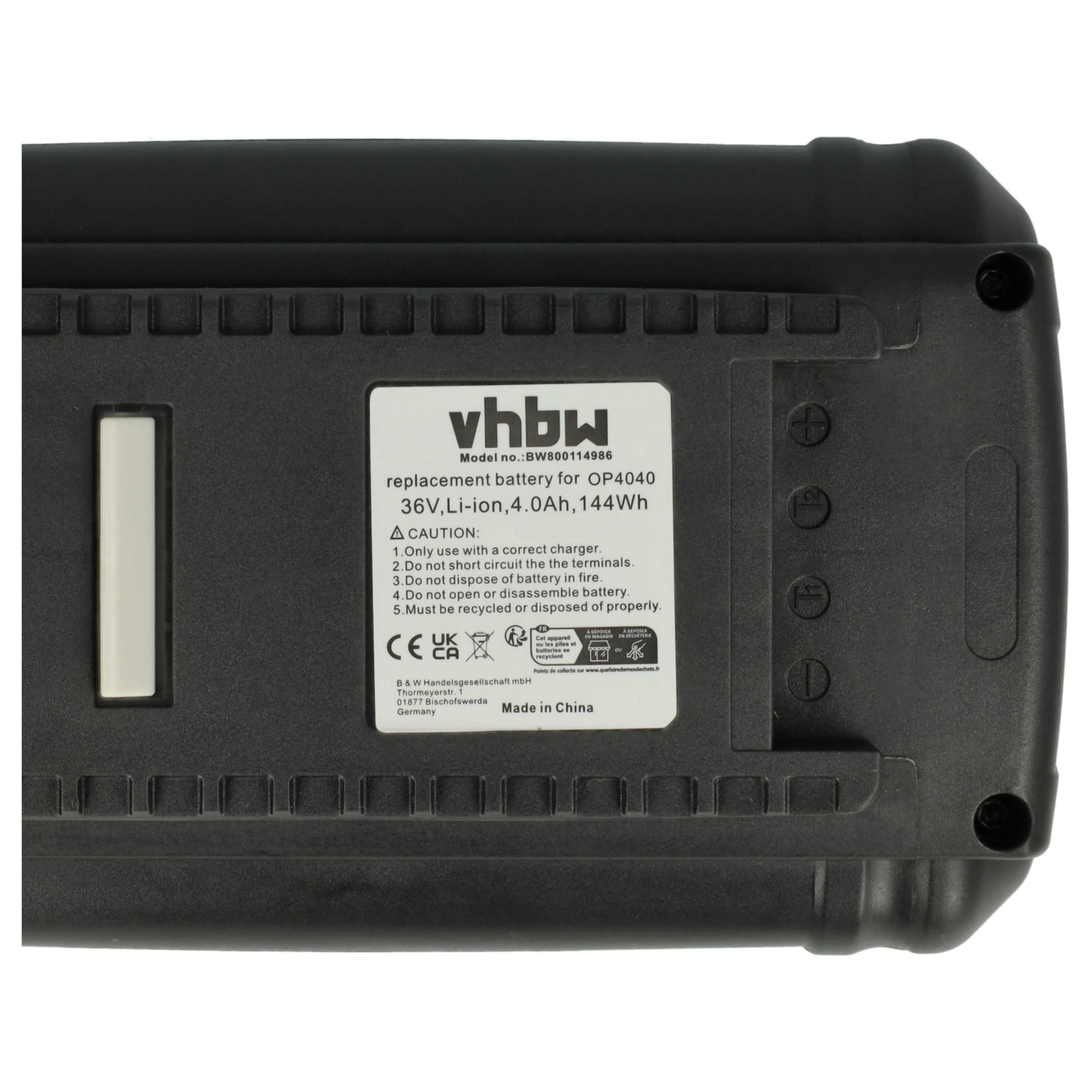 vhbw 2x batteria compatibile con Ryobi 40V Brushless Li-Ion Cordless Electric LawnMower utensile elettrico (4000 mAh, Li-Ion, 36 V)