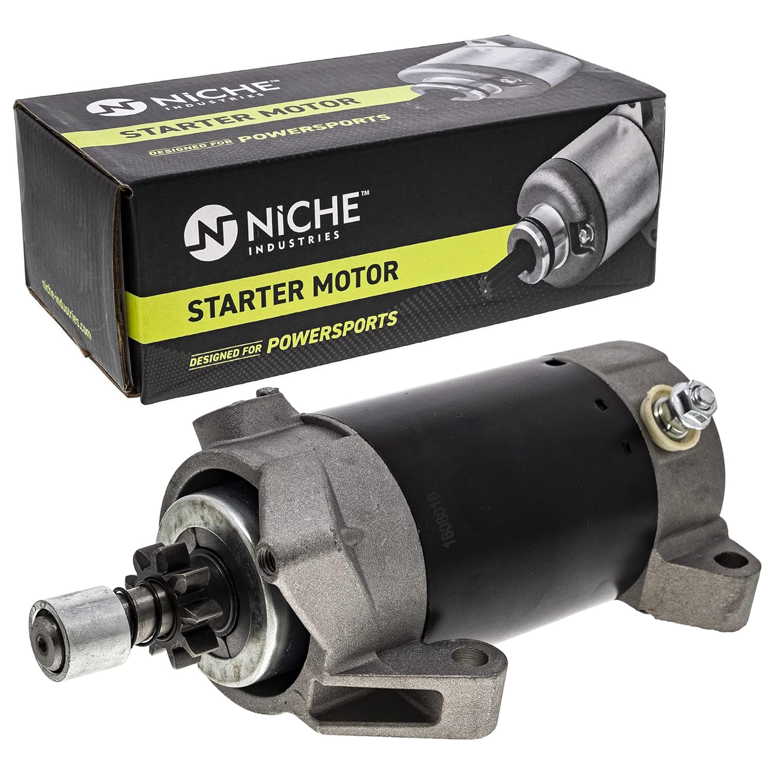 NICHE Starter Motor for Yamaha 6H4-81800-10 6H4-81800-11 6H4-81800-12 6H4-81800-10-00 Tohatsu 346-76010-0M Watercraft