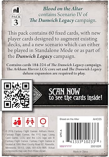 Vista 56 de Fantasy Flight Games Arkham Horror The Card Game Shattered Aeons Mythos Pack – ¡Descubre verdades cósmicas! Juego de cartas cooperativo de vida, a