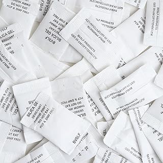 bvslf Silica Gel 5gm Pouch 250 pcs Pack, Moisture absorbents, Dehumidifier Silica Gel Packets Bags for Moisture, Room, Kitchen, Wardrobe, Cupboard, car, Bedroom, Camera, Lenses, Shoes, 5 gm / 250 pcs