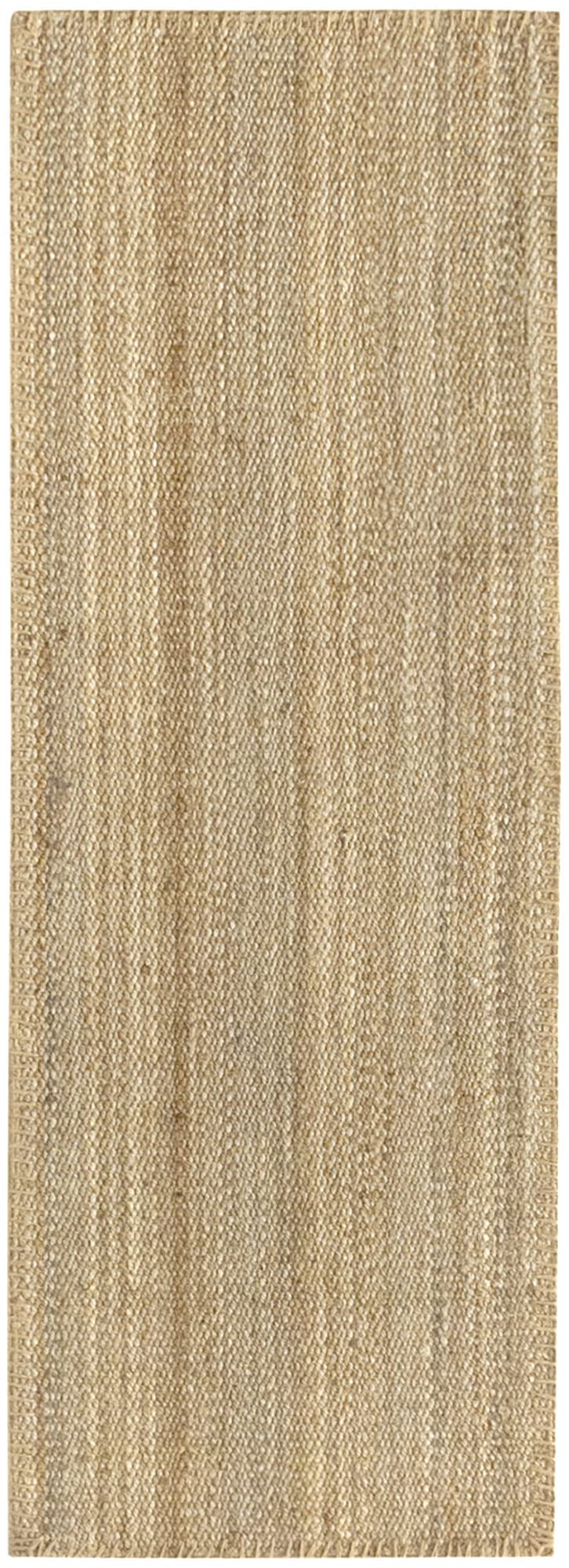 Tapis de jute Granada 200x80cm pour salon et chambre en fibre naturelle
