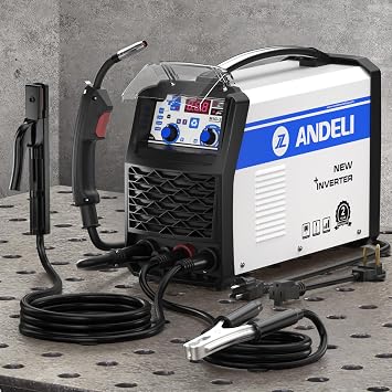 ANDELI Welding Machine 3 in 1,110V/220V Flux Core Welder,MIG Lift TIG MMA Gasless MIG Welder, Suitable for DIY MIG-250,JTGY