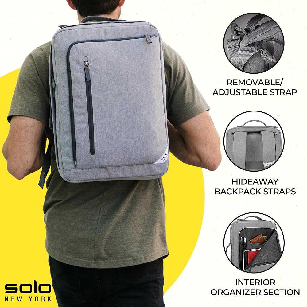 Amazon.com | Solo New York Backpack Briefcase - Laptop Carrying