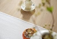 Vista 67 de ZeeMart Light Grey Table Runners 108 Inches Long, Burlap Linen Style Rustic Farmhouse Table Runner, Long Boho Dining Table Runner, 13x108 Inches