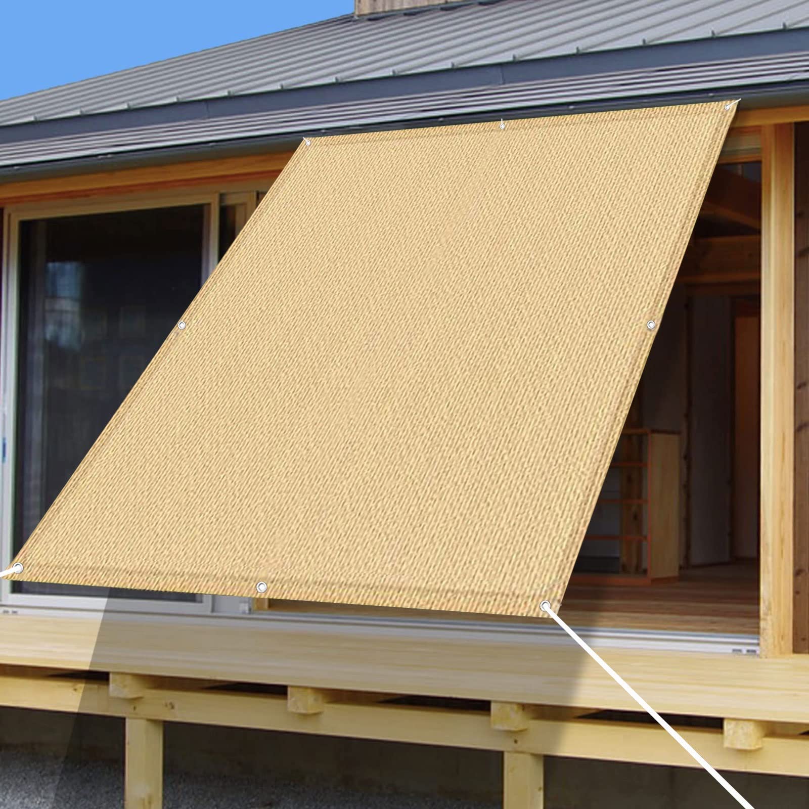 Toile ombrage 1.2 x 3 m en HDPE résistant aux intempéries