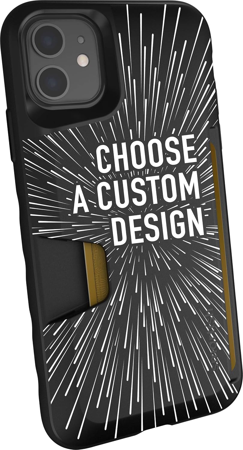 Smartish iPhone 11 Wallet Case - Wallet Slayer Vol. 1 [Slim + Protective] Credit Card Holder (Silk) - Custom Prints