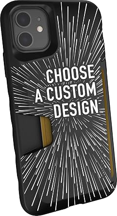 Smartish iPhone 11 Wallet Case - Wallet Slayer Vol. 1 [Slim + Protective] Credit Card Holder - Drop Tested Hidden Credit Card Slot Cover for Apple iPhone 11 - Custom Prints